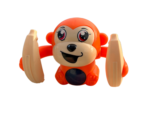 Tumbling Monkey Toy | Voice-Controlled Dancing Toy That Spins, Rotates & Tumbles with Music and LED Lights