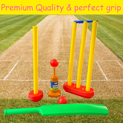 Cricket Set with Automatic Ball Launcher Pitcher